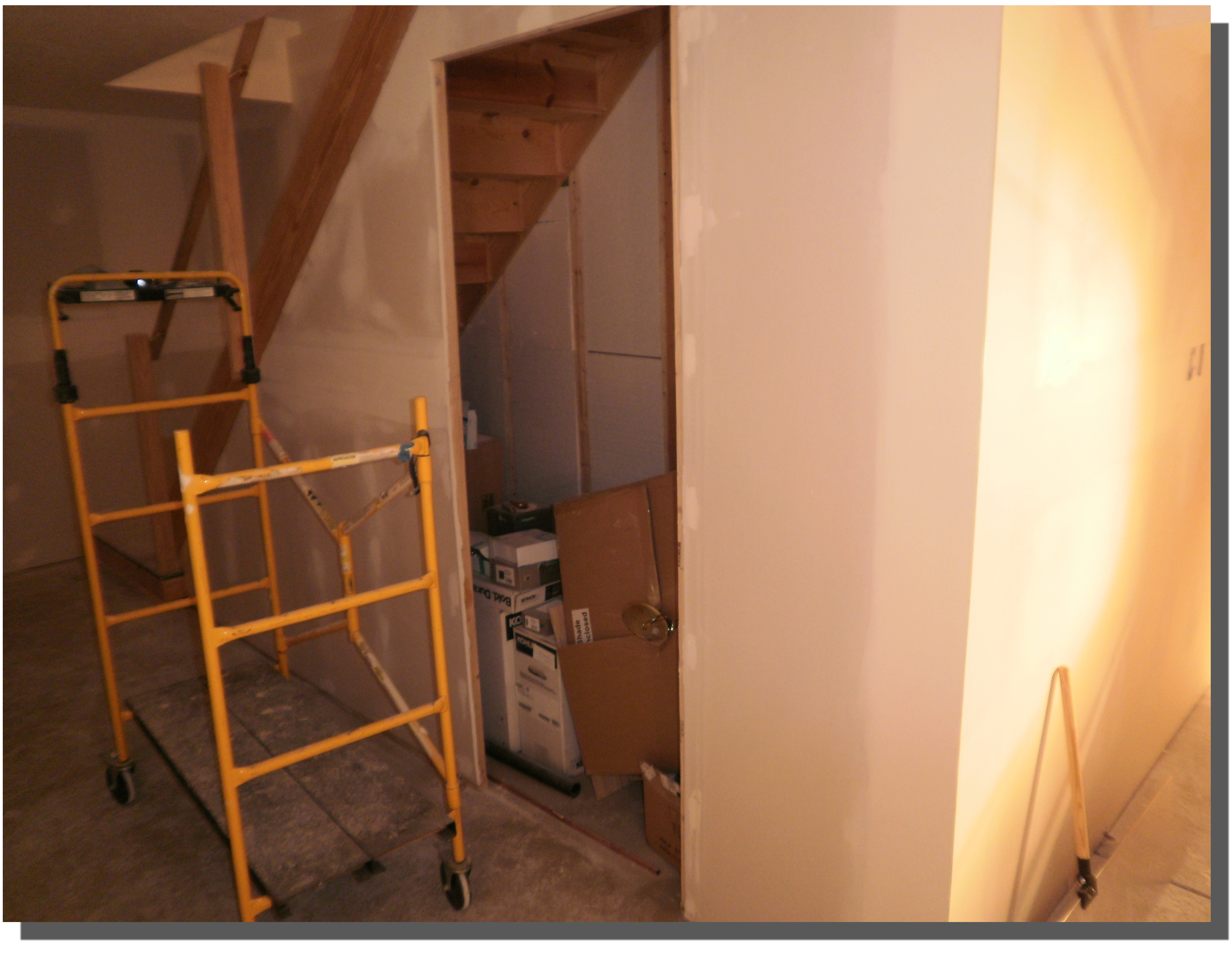 Attic Before the Dormer Addition