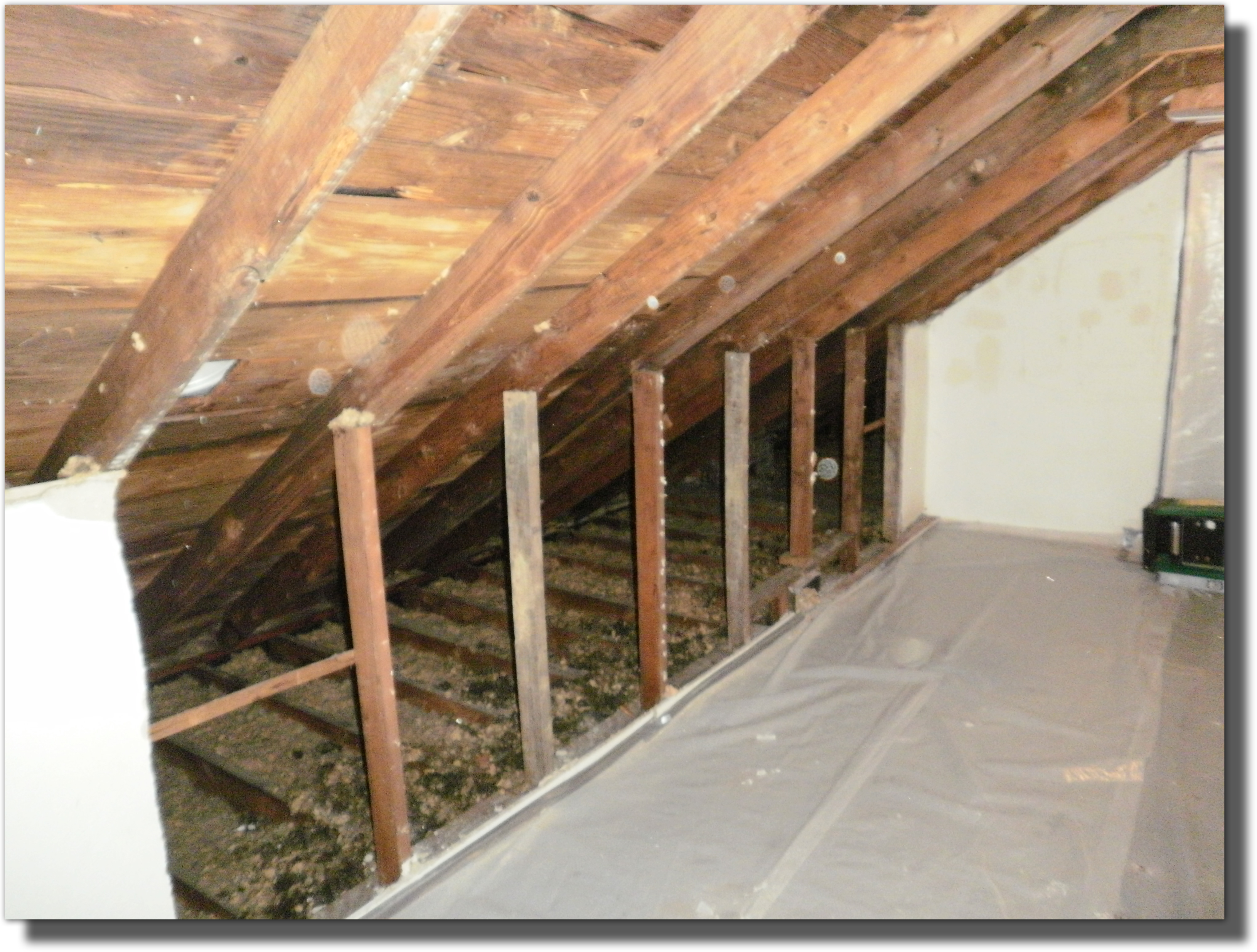 Attic Before the Dormer Addition