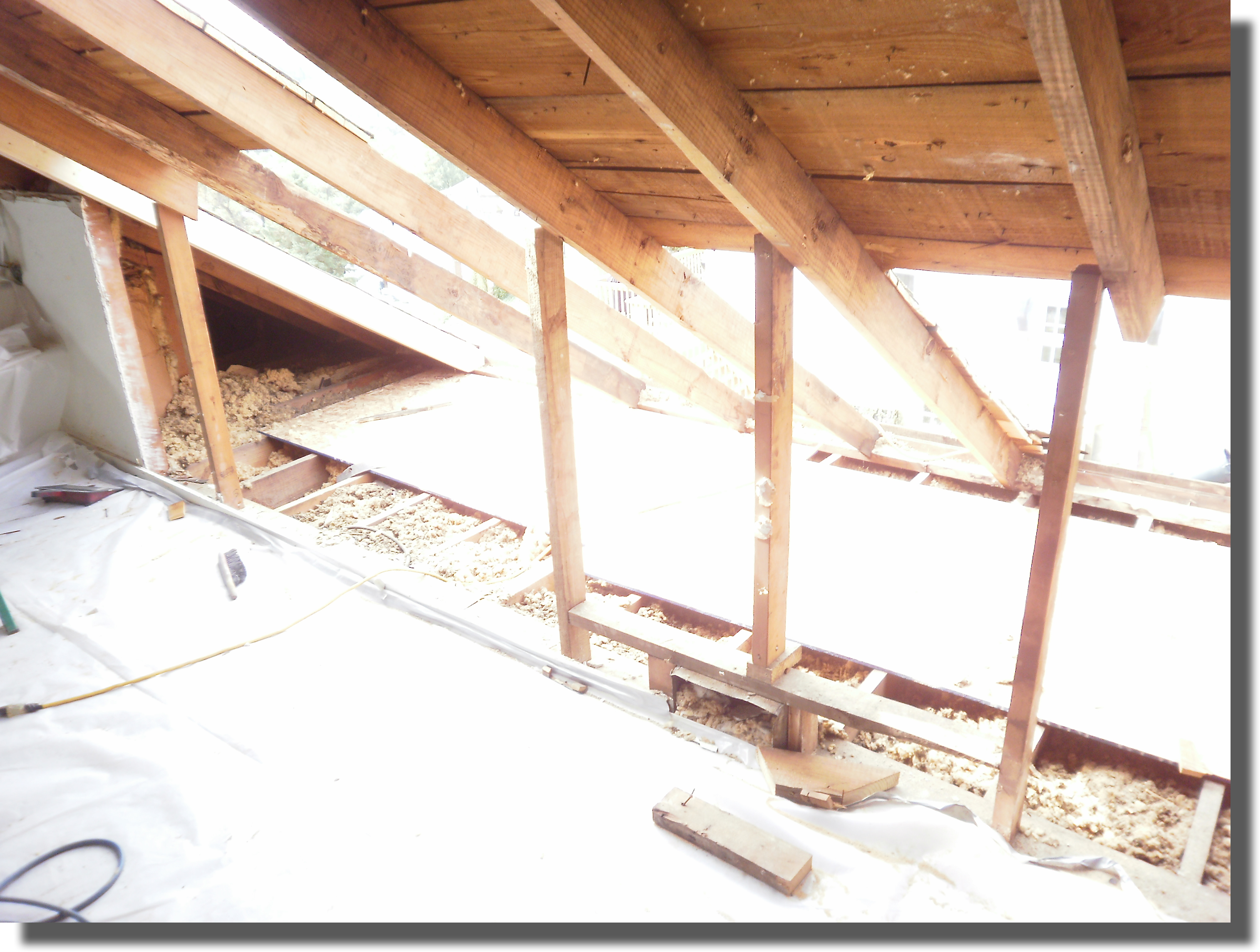 Attic During Demolition